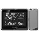 Kienzle 14998 Weather Station with Projection, Black