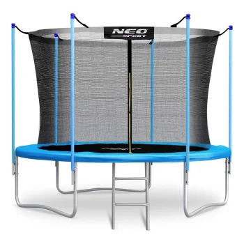 Neo-Sport Garden Trampoline 312 cm (10ft) with Inner Net and Ladder