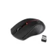 Rebeltec Galaxy Wireless Optical Mouse, Black/Red