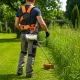 Adjustable Double Shoulder Harness for String Trimmers and Brush Cutters, Orange