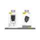 Dudao A27 Max 35W GaN Wall Charger, USB-C / USB-A, Black