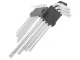 Hex and Torx Key Wrench Set 1.5-10 mm, T10-T50, 9 pcs.