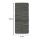 Foldable Yoga Fitness Exercise Mat with Carrying Bag, 183x61x0,4 cm, Grey