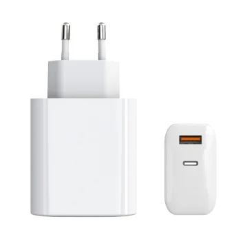 Extra Digital 65W GaN Charger USB-C & USB-A, PPS, White