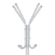 Metal Standing Coat Rack 170 cm, Ruhhy 23814, white