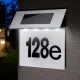 Maclean MCE423 Solar LED House Number Light, IP44, 6000K