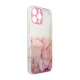 Marble Case for iPhone 12 Pro Max TPU Gel Cover, Marble Pink