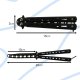 Blunt Butterfly Stainless Steel Training Balisong Practice Tool Tactical Folding Knife