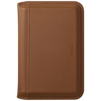Uniq Lyden DS Magnetic RFID Wallet with Phone Stand, Brown