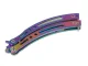 Sharp Folding Butterfly Knife Balisong, Rainbow Fade