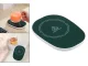Electric Mug Warmer for Coffee & Tea, 16W Waterproof Drink Warmer with Auto On/Off, Green