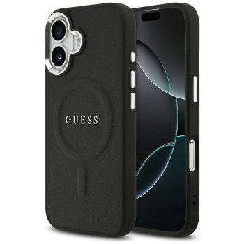Guess Classic Logo MagSafe Phone Case Cover iPhone 17 - Black