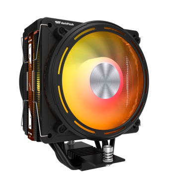 Darkflash E400 PLUS Active CPU Cooler, Black
