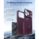 ESR Cyber Tough Kickstand MagSafe Case for iPhone 18 Pro Max / 17 Pro Max, Dark Cherry