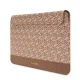 Guess GCube Stripe Laptop Sleeve for 16\" Laptops, Brown