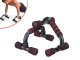 Push-up handles for exercise, ergonomic, non-slip, 2 pcs, red