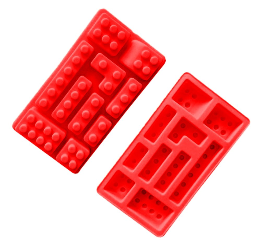 Silicone Mold in the Shape of LEGO Bricks for Chocolate, Ice and Baking (1)