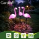 Gardlov Flamingo Solar Garden Lights, 3 pcs