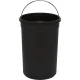 Wesco Kickmaster Junior Pedal Trash Can 12 L, Matt Black