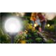 Ilumen LS-102 White Solar Globe Lights Set of 4 - Outdoor Garden LED Lamps