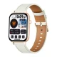 Colmi C28 Smartwatch, Gold / White Leather
