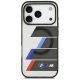 BMW M IML Metal Buttons Tricolor Lines MagSafe Phone Case Cover iPhone 17 Pro - Gray