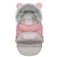Ricokids Elmi Footmuff for Stroller and Sled, 95 x 48 cm, Pink