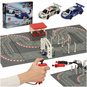 Electric Racing Car Track with 2 Cars and Controllers GD-02