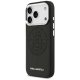 Karl Lagerfeld iPhone 17 Pro Case MagSafe PU Round Point Logo, Black