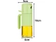 Glass Oil Sprayer for Cooking 210ml, Vinegar and Oil Mister Dispenser