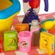 Kids Picnic Basket Fast Food Toy Set