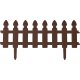 Garden Edging Plonos 240 cm PL-963 Landscape Border, brown