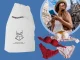 Waterproof Travel Bag / Underwear Organizer, 30x20 cm, Semi-transparent