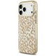 Guess Leopard Glitter MagSafe Case for iPhone 17 Pro Brown