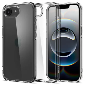 Spigen Ultra Hybrid Case for iPhone 16e / 17e, Transparent