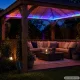 Colorful 10m LED Strip with Solar Panel and Remote, IP65