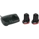 Metabo PowerMaxx BS Basic Set Cordless Drill Driver, 12V, 2x 2.0 Ah