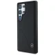 Mercedes Leather Curved Stitches Case for Samsung Galaxy S25 Ultra Black