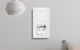 Avatto TS20 2-Gang Light Switch Frame 55x55 mm, White