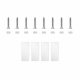4-Way Locking Pet Door for Cats and Small Dogs, Clear