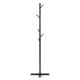 Coat Rack Stand Metal with 7 Hooks 177 cm ModernHome, Black