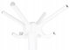 ModernHome Standing Coat Rack with 14 Hooks, 180 cm, White
