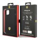 Ferrari iPhone 14 Case Silicone Metal Logo, Black