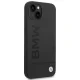 BMW iPhone 14 Plus Case Silicone Signature Logo MagSafe, Black