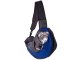 Pet carrier backpack for dogs and cats, 40x24 cm, blue