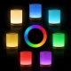 Rechargeable Touch LED Night Light with RGB Color Changing, White