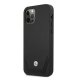 Apple iPhone 12 / 12 Pro 6,1\" BMW Leather Perforate Sides Case Cover (BMHCP12MRSWPK), Black