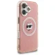 Karl Lagerfeld IML Choupette Head Logo MagSafe Case for iPhone 16, Pink