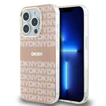 DKNY iPhone 14 Pro Max Case IML Mono & Stripe MagSafe - Pink