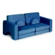 Ecotoys TMSRT-15-NB Modular Kids Sofa 10 Pieces Blue
